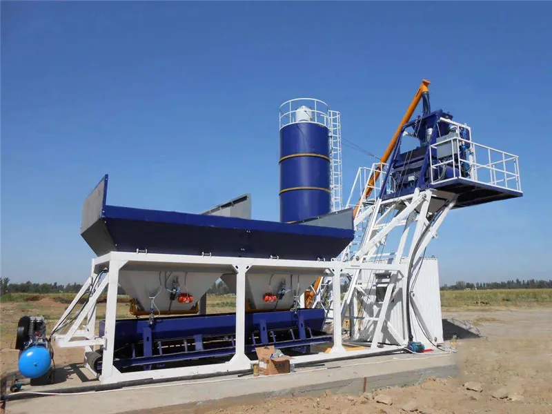 Foundation-Free Concrete Mixing Plant Parameters