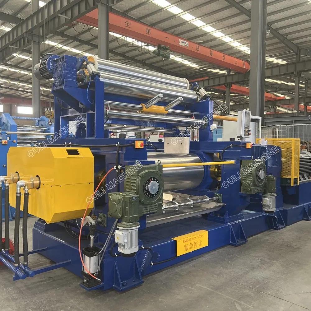 Open Type Two Roll Rubber Mixing Mill Machine