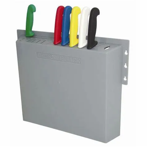 Kr-1 Wall or Table Mounted Mundial ABS Knife Rack Storage