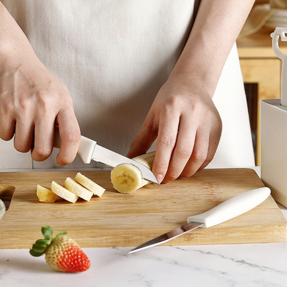 Kitchen Gadget Combination Peeling and Cutting Tools with Storage Base
