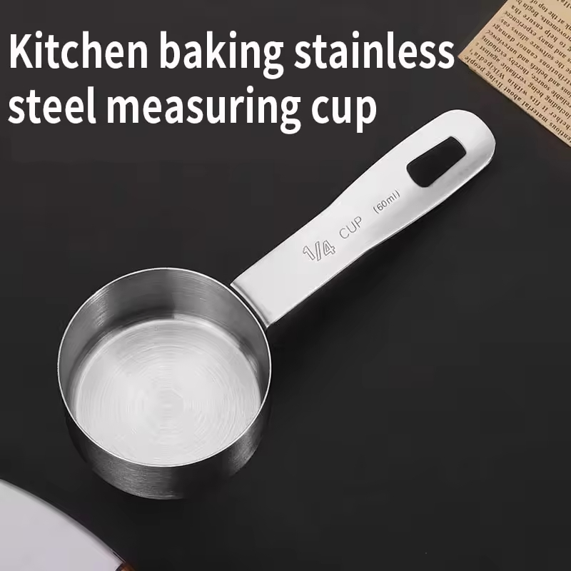 Hot Sale High Quality Kitchen Tools Stainless Steel Hot-Sell Coffee Measuring Cups Food Grade Cup 60ml