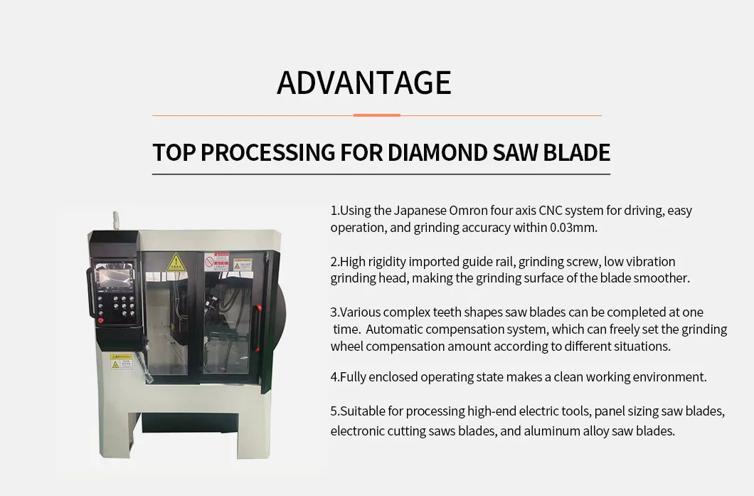 PCD Circular Saw Blade Grinding Machine