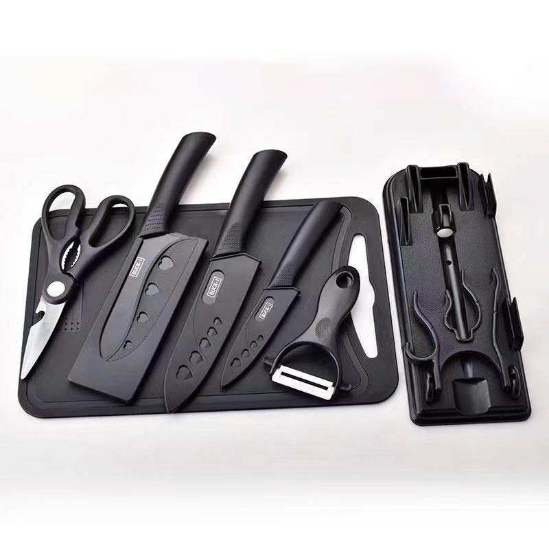 Professional Stainless Steel Chef's Knife and Cutting Board Bundle