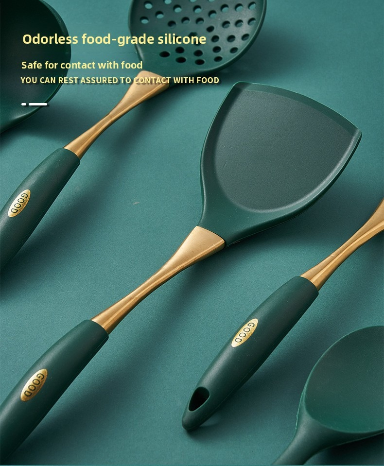 Premium Non-Stick Silicone Kitchen Utensil Tool Set for Professional Home Cooking