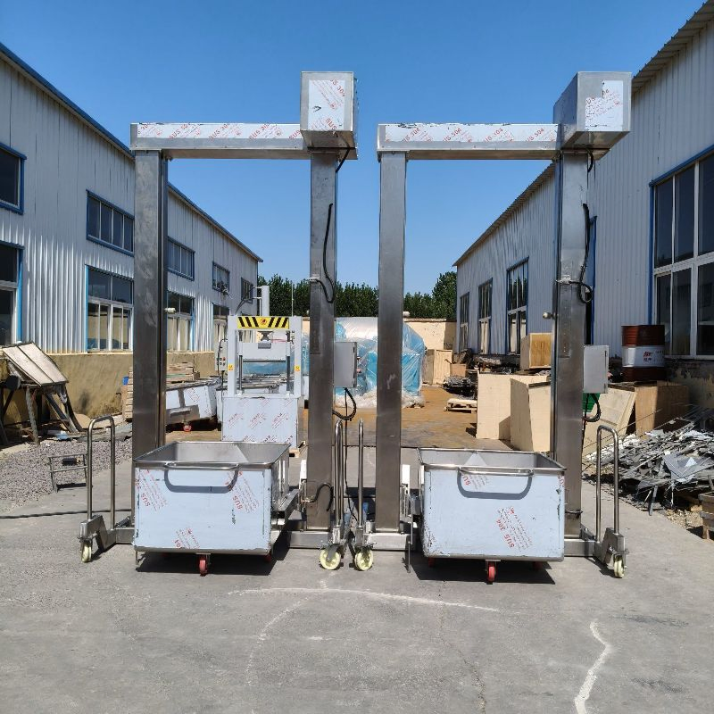 Conveyor Durable Meat Skip Cart Lifting Machine High Efficiency Vertical Bucket Elevator for Grain, Food, and Industrial Materials Handling