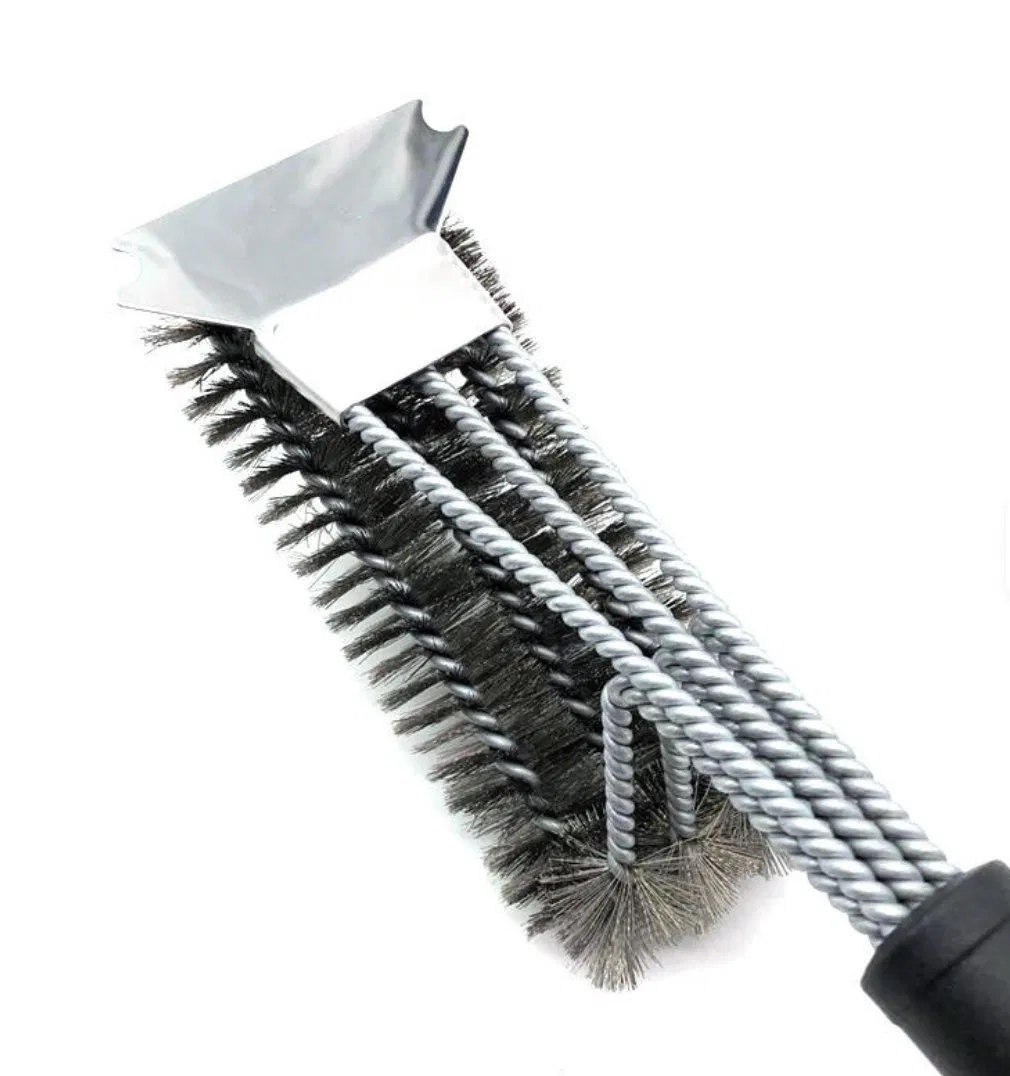 Durable Stainless Steel BBQ Brush for Grate Maintenance