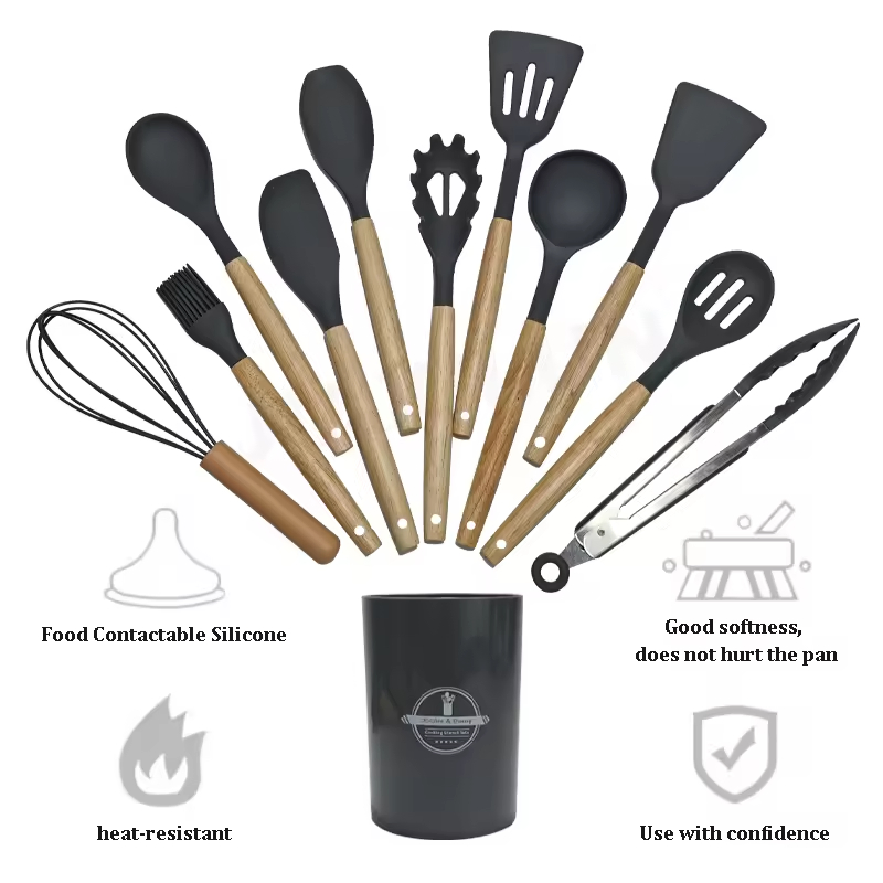 12 Kitchen Accessories Set Accessoires De Cuisine Kitchen Accessories Set Kitchen Items Kitchen Silicon Utensil Set Nonstick Silicone Kitchen Set