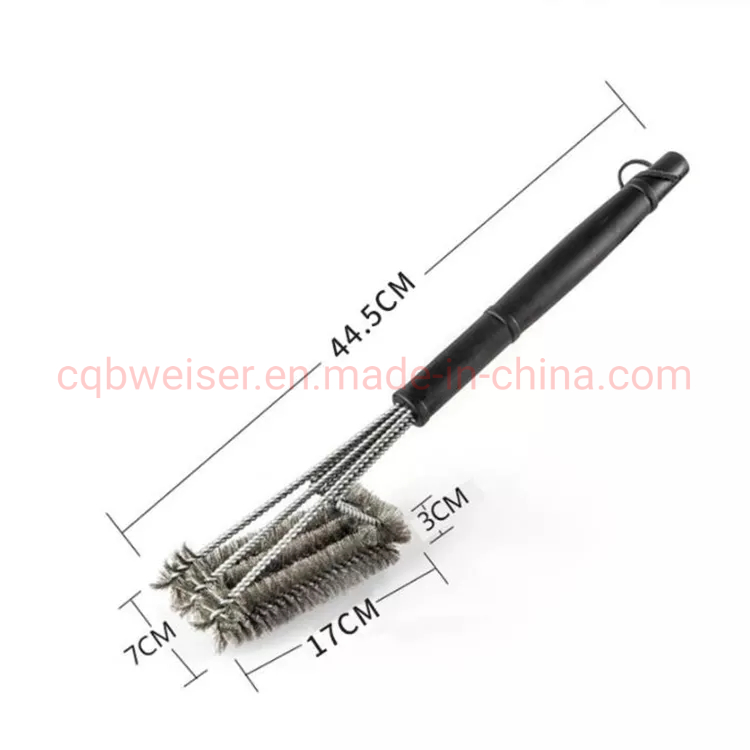 Barbecue Strong Wire Brush Three Wire Oven Brush Cleaning Brush