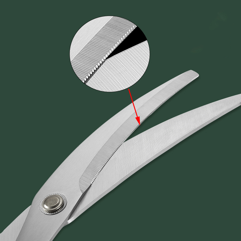 Ds-5503 Multi Purpose 9.5 Inch Long Sizes Stainless Steel Kitchen Scissors Micro Serrated BBQ Scissors Roast Meat Kitchen Shears