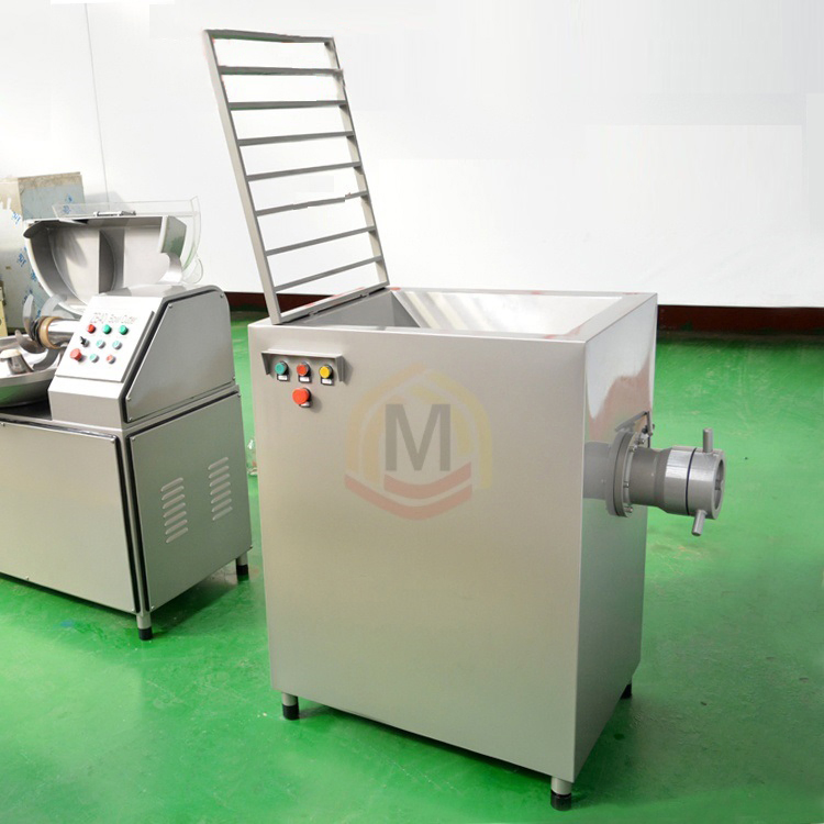 Fresh or Slight Frozen Meat Grinder with High Capacity for Efficient Meat Processing in Factories