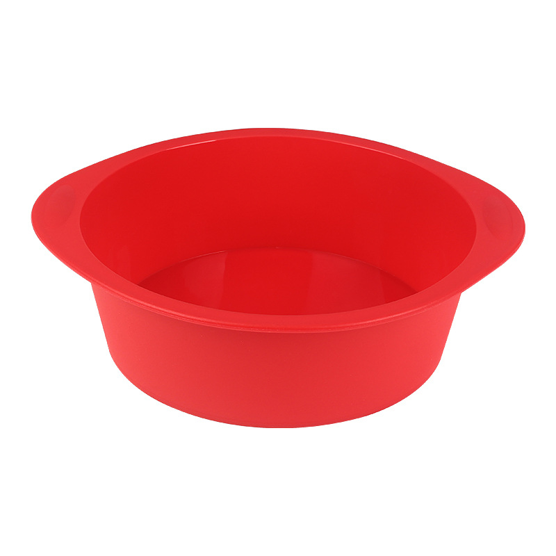 6 Inch Round Mold Silicone Steamed Cake, Cake Embryo Oven Baking Tools