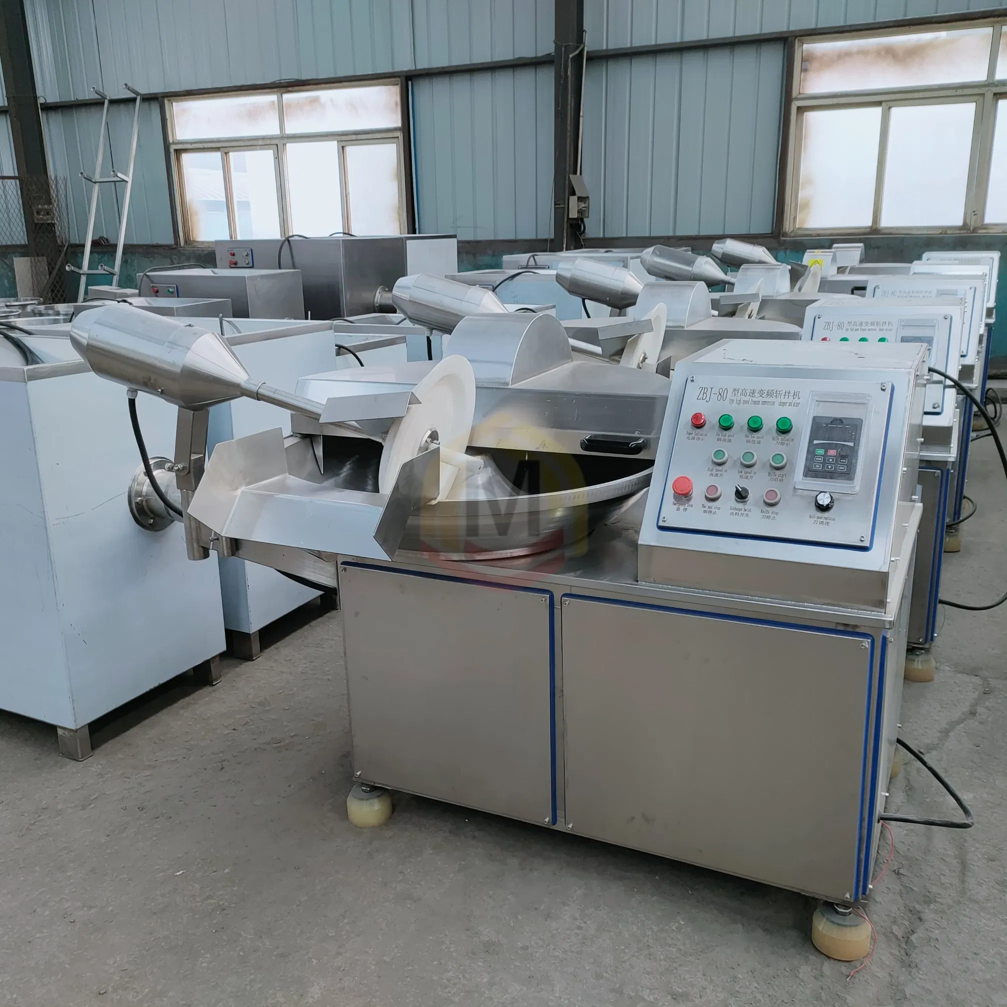 Heavy Duty Vegetable Meat Chopper with High Speed Blades for Industrial Food Preparation