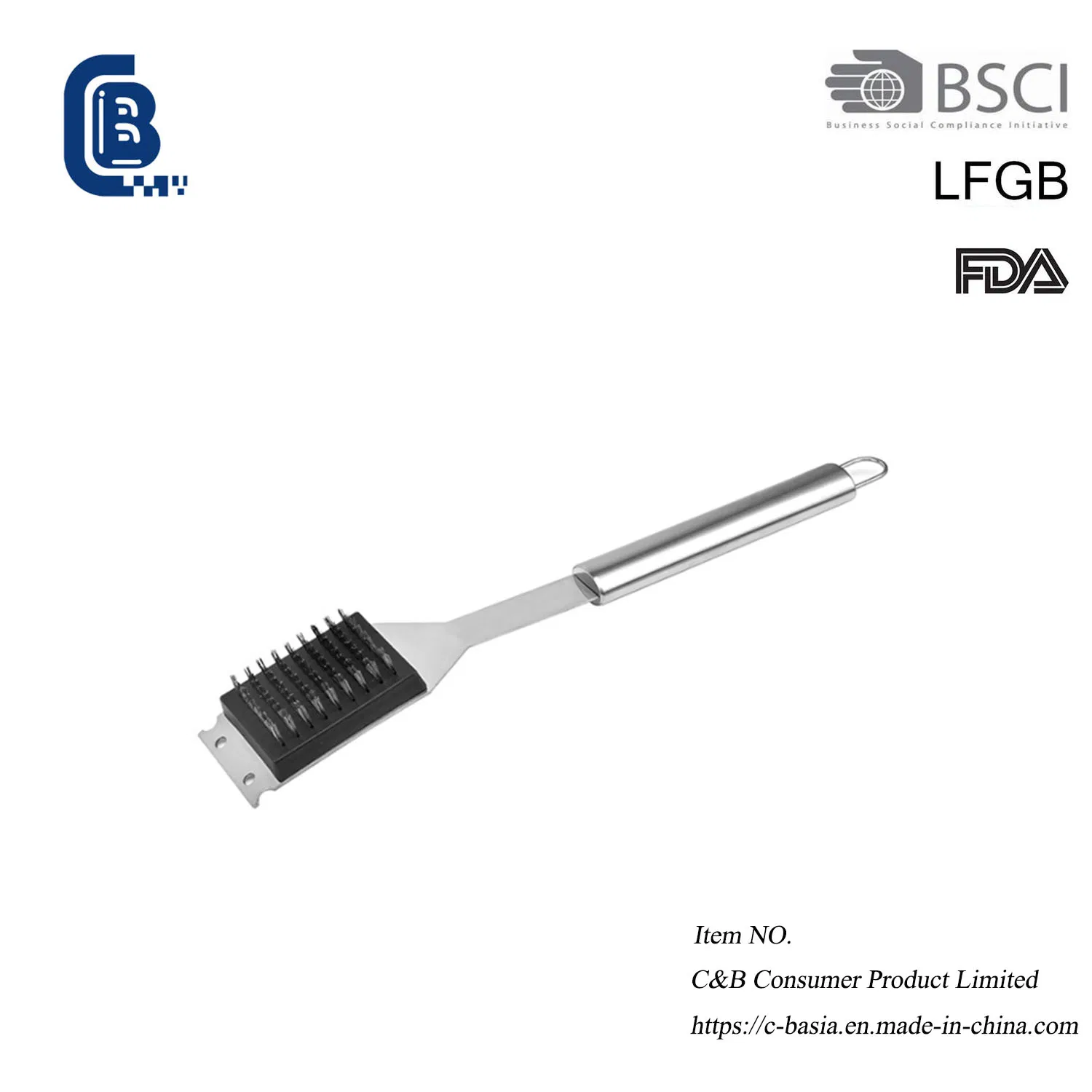 High Quality Reusable BBQ Cleaner Grill Brush Charcoal BBQ Grill Cleaning Brush