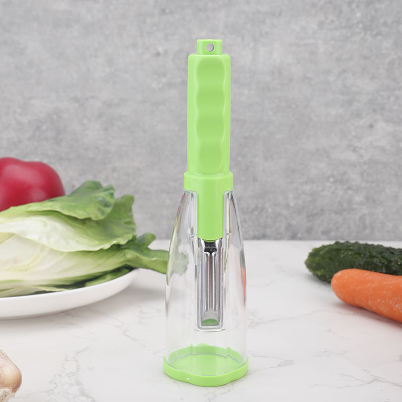 Kitchen Fruit Vegetbale Peeler Stainless Steel Portable Potato Peeler with Container