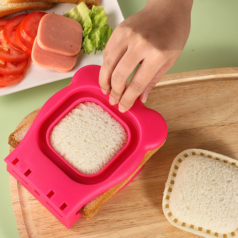 DIY Pocket Bread Toast Press Cutting Tool Kitchen Gadgets Ez28505