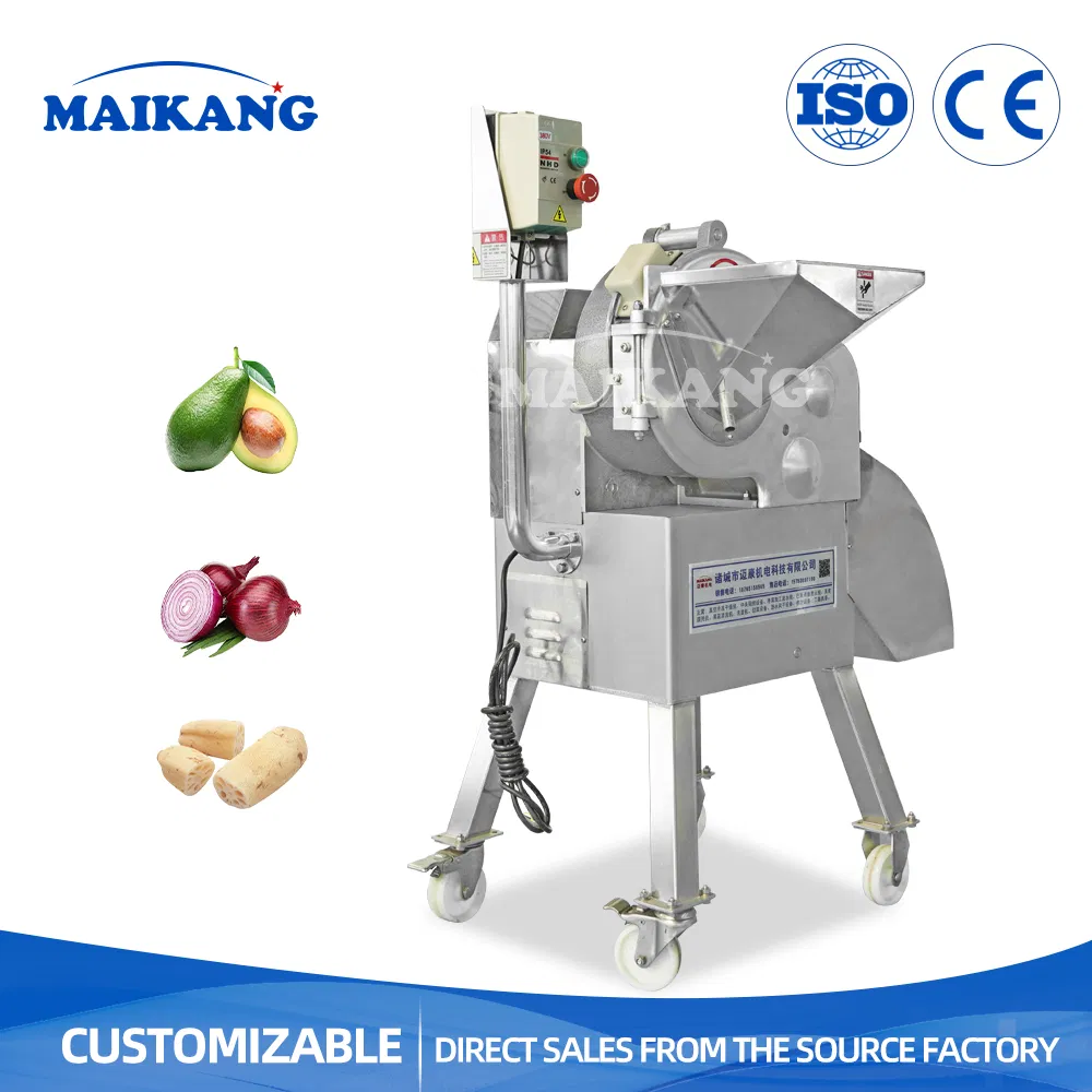 High-Performance Food Processor Fruit Apple Orange Slicing Dicing Machine Vegetable Potato Onion Chopper Machine with Low-Loss Material