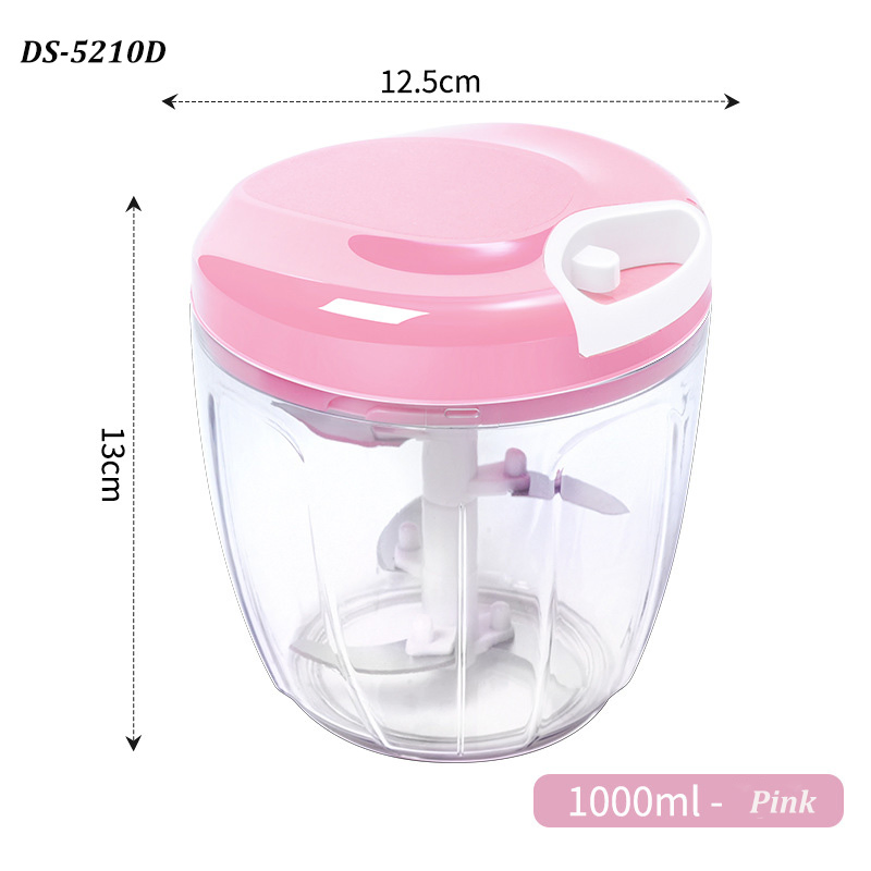 DS-5210D Manual Multi-Functional Garlic and Ginger Crusher 900 Ml Kitchen Gadget