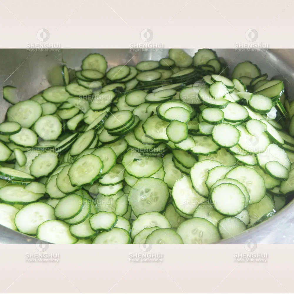 Automatic Kitchen Food Cutter Vegetable Cutting Machine Fruit Cutter Eggplant Slicing Machine Cucumber Slicer