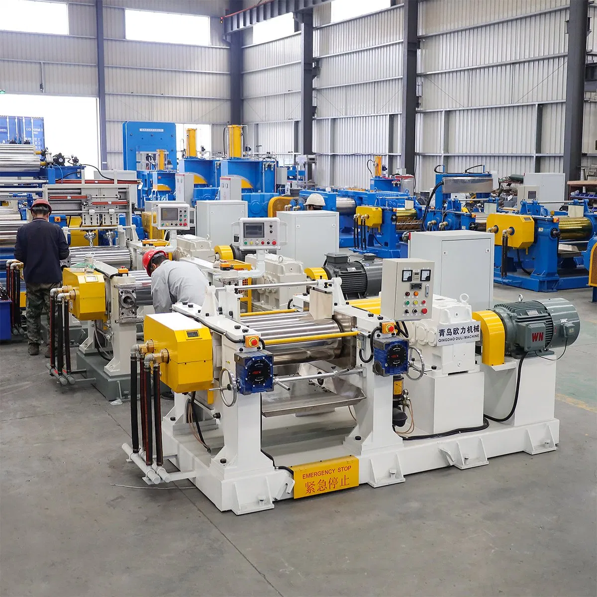 Open Type Two Roll Rubber Mixing Mill Machine