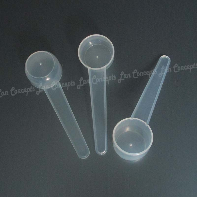 10ml Plastic Measuring Scoop 5 Gram Flat Spoon 5g Measure Spoons Kitchen Tools