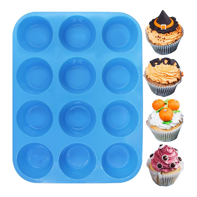 Baking Tool 12 Cavity Castle House Shape Chocolatesilicone Pancake