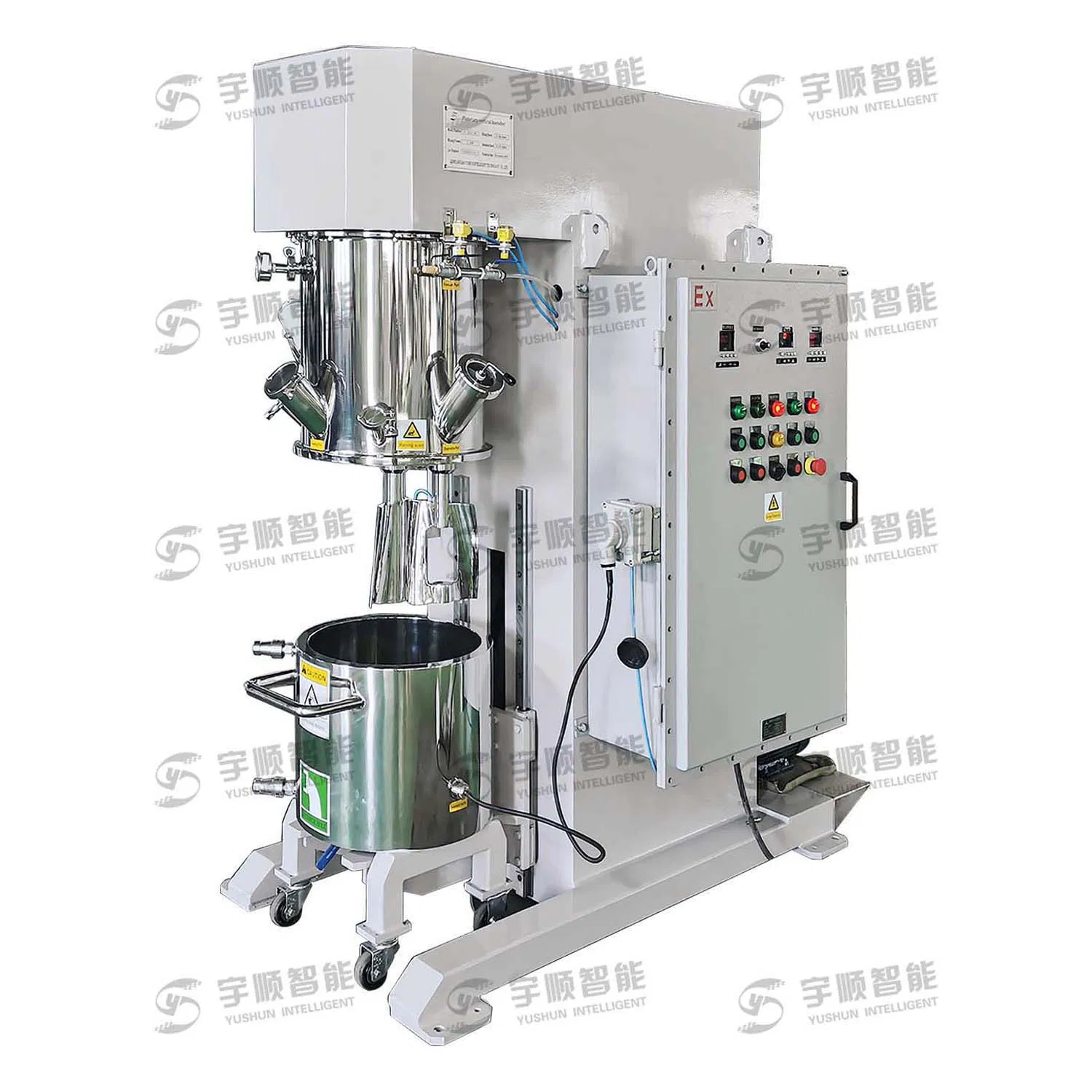 Vertical Kneader 2L-5100L Chemical Propellant Kneader Industrial Planetary Kneading Mixer for High Viscosity Density Mixing