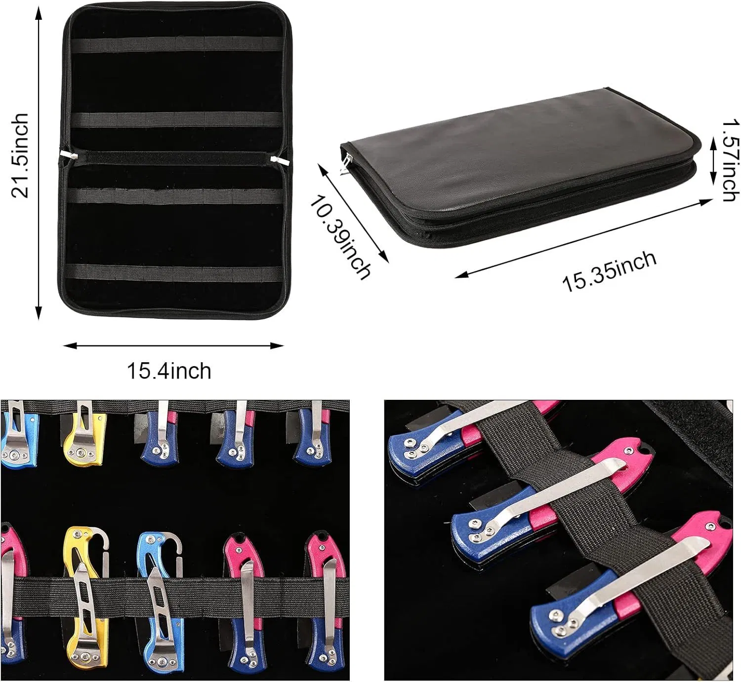 Knife Organizer Small Folding Knife Case Pocket Knife Storage for Men Collections Survival Outdoor Kitchen EDC Mini Knife