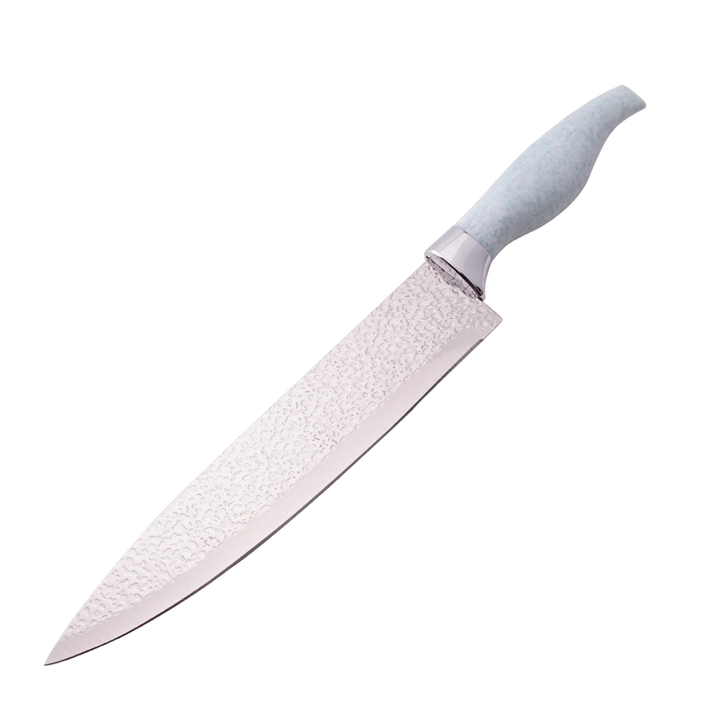 9 Inch Blue PP Handle Professional Kitchen Cutting Chef Knife