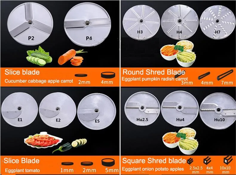 Food Slicing Knives Parameters