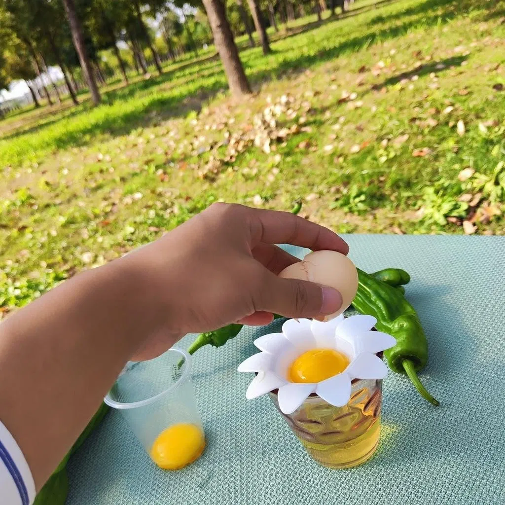 1PC Egg Separator, Flower Design Egg Separator for Kitchen, Kitchen Baking Tools