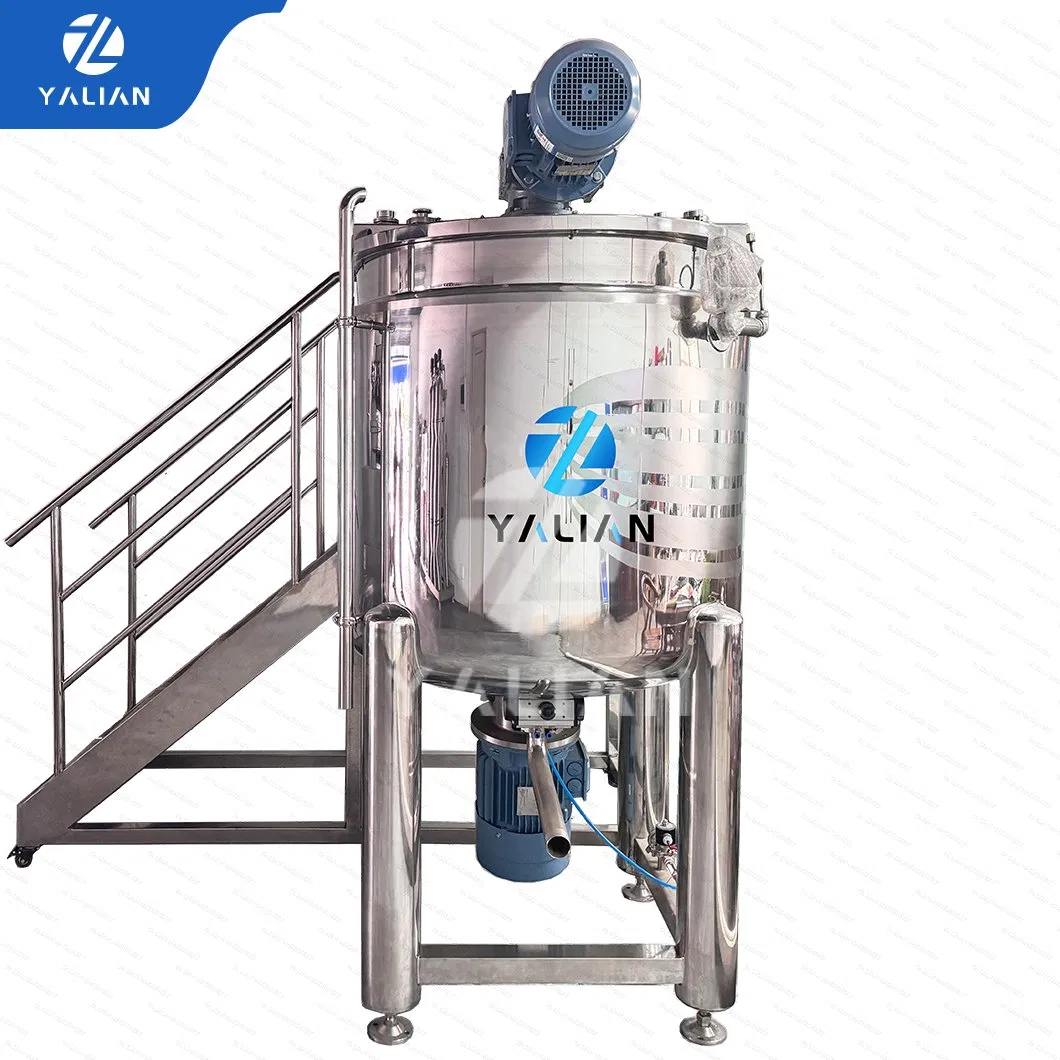 Dishwashing Liquid Detergent Mixing Tank 1000ltrs Stainless Steel Mixing Tank with Agitator
