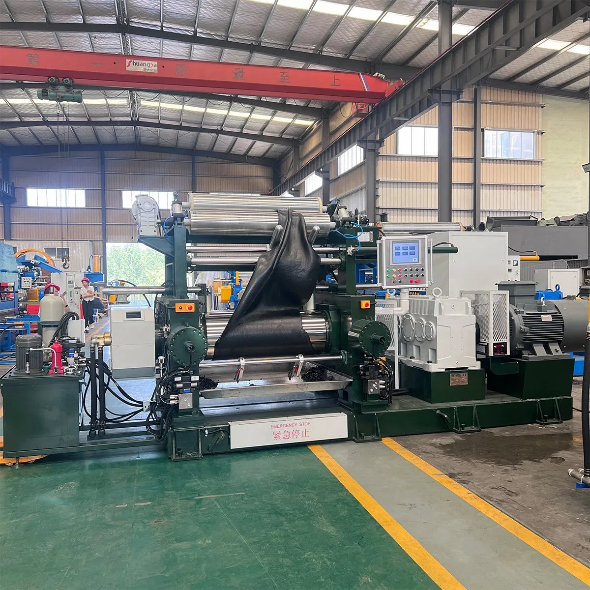 Open Type Two Roll Rubber Mixing Mill Machine