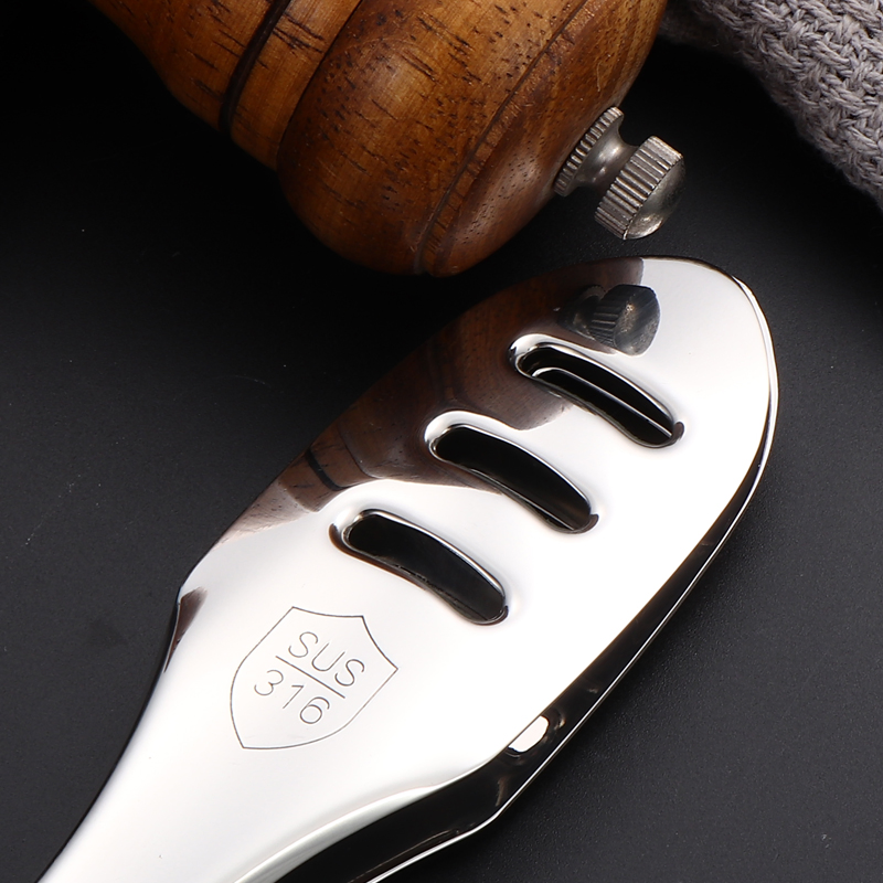 Bright Polished Stainless Steel Kitchen Utensil for Versatile Food Handling