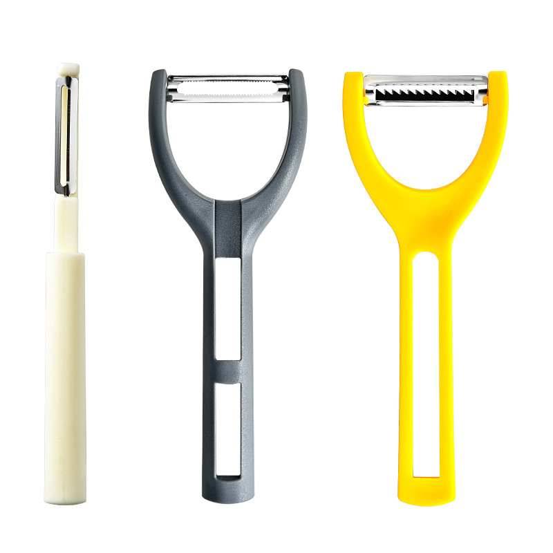 Kitchen Multi-Functional 3 in 1 Melon Paring Knife Peeler Grater Paring Knife