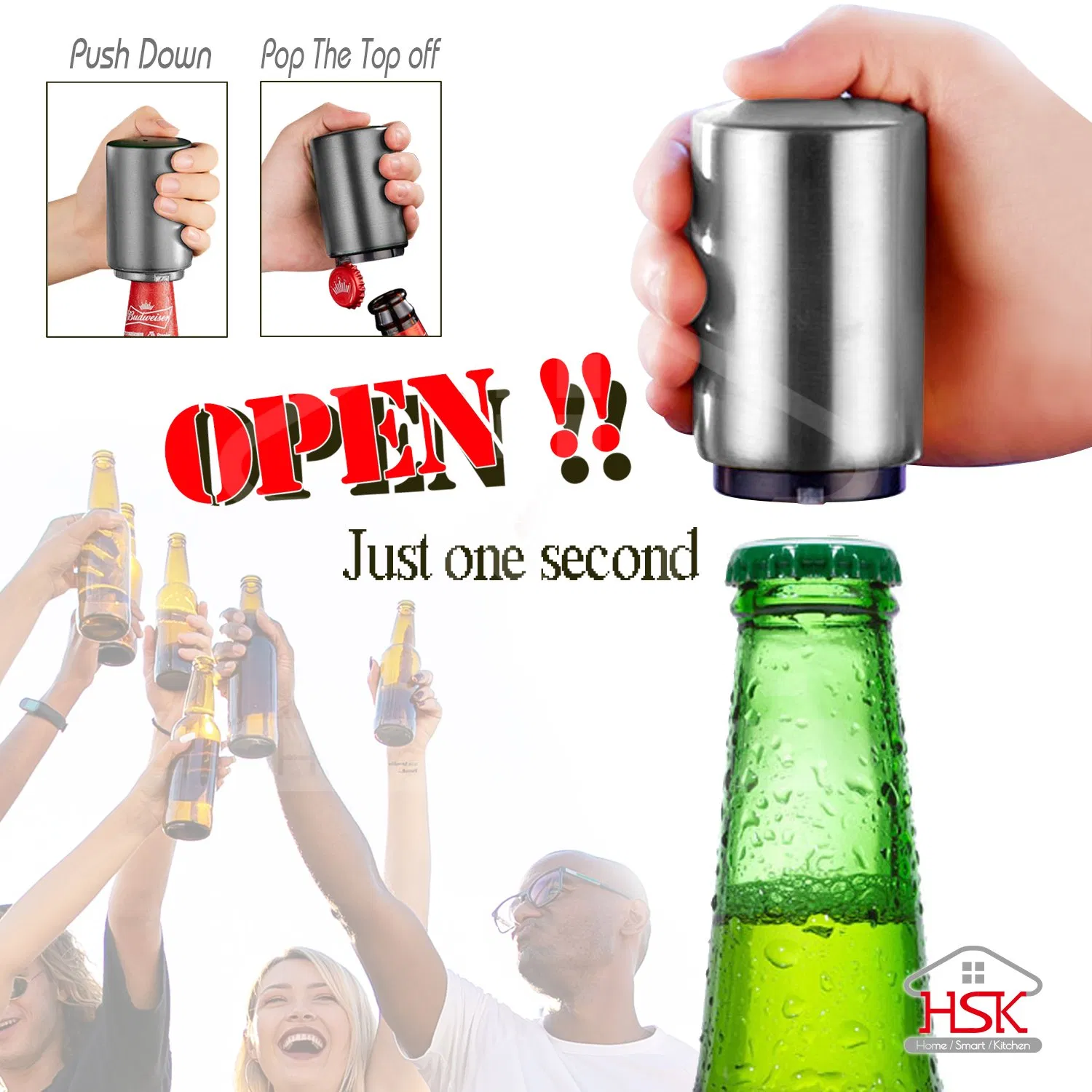 Auto Bottle Opener Beer Opener Beverage Kitchen Gadgets