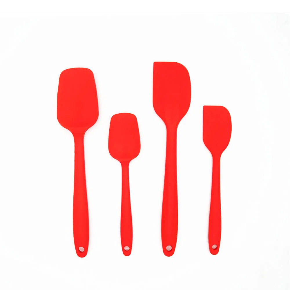 Heat Resistant Silicone Spatulas Large Baking Pastry Tools for Cooking Mixing Use