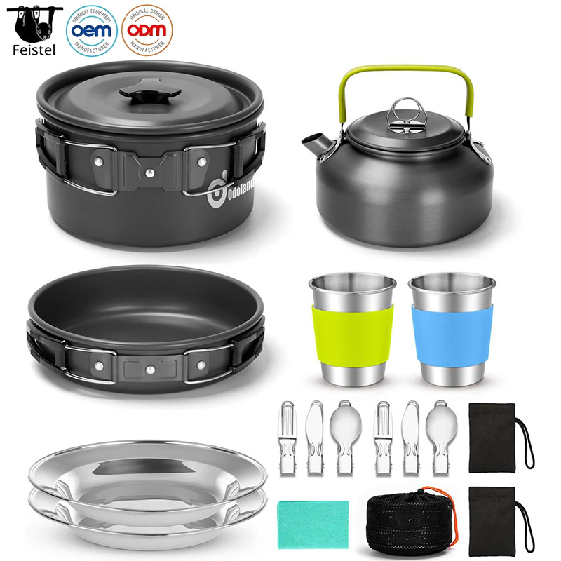 Factory Wholesale Camping Cookware High-Quality Camping Cooking Set Camping Accessories