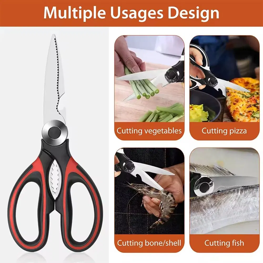 Heavy Duty Chicken Bone Scissors Kitchen Shears for Cutting Meats