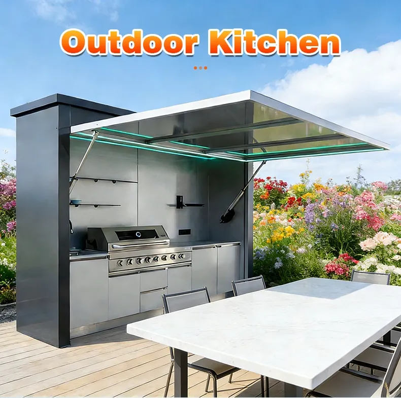 Multi-Functional Modular Outdoor Kitchen