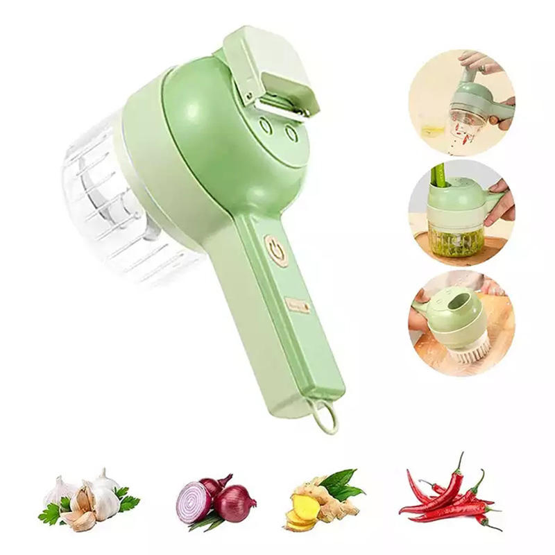 Amazo Hot Selling 2025 Electric Garlic Chopper Onion Cutter USB Charging Kitchen Gadgets Helper USA Home Kitchen Accessories