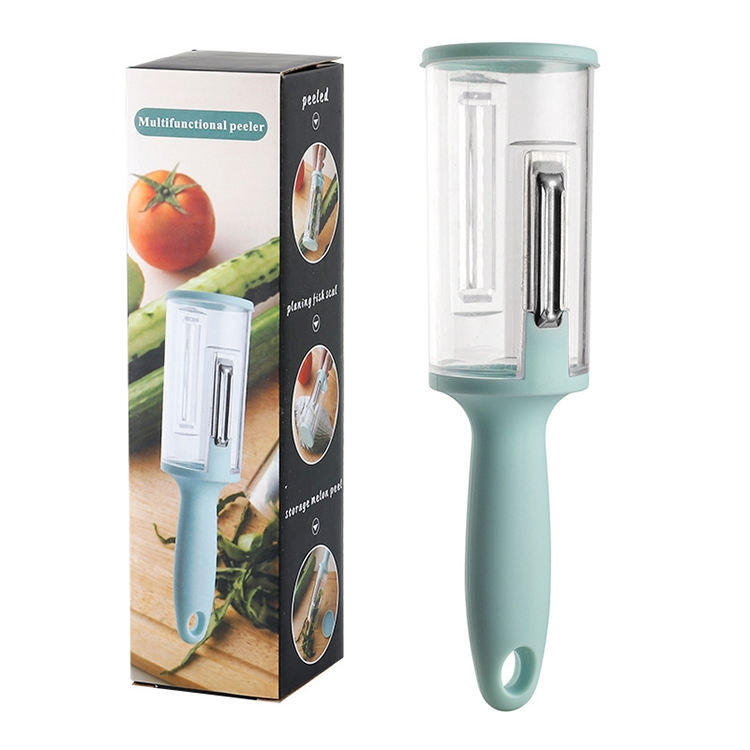 Multi-Functional Kitchen Tool for Quick Vegetable Preparation and Cutting