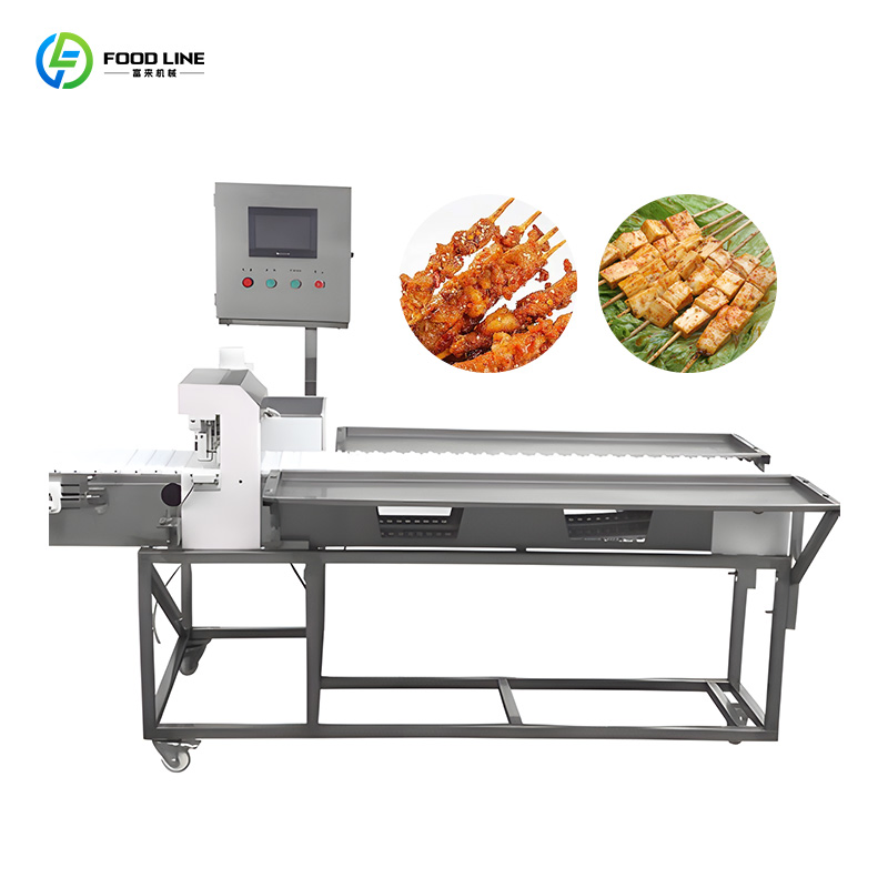 Heavy Duty Hydraulic Meat Skewering Equipment for Industrial Food Processing