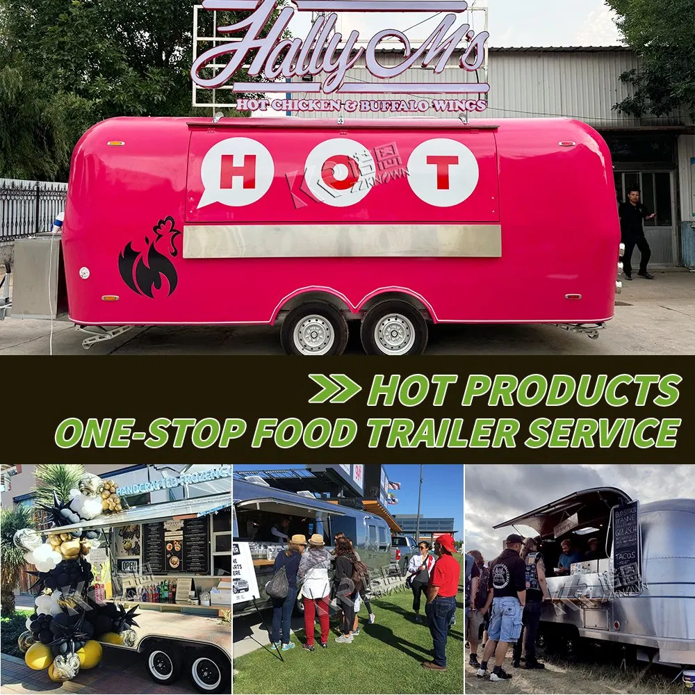 Multi Functional Catering Cart Stainless Steel Catering Trailer Concession Stand Trailer Mobile Kitchen
