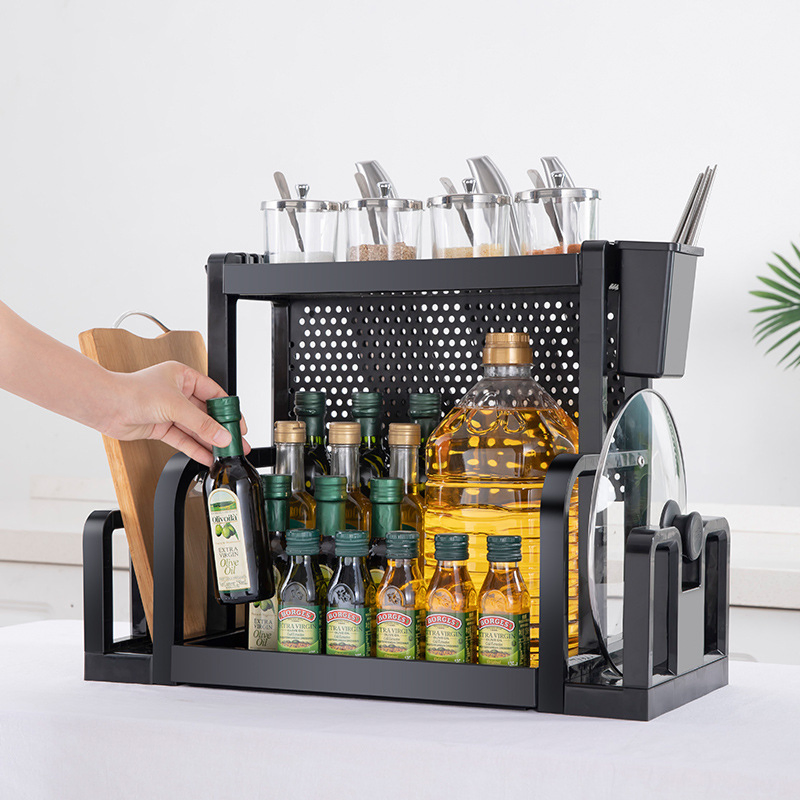 Kitchen Accessories Organizer Set Condiment Rack, Spice Holders, Knife Storage Mi30288