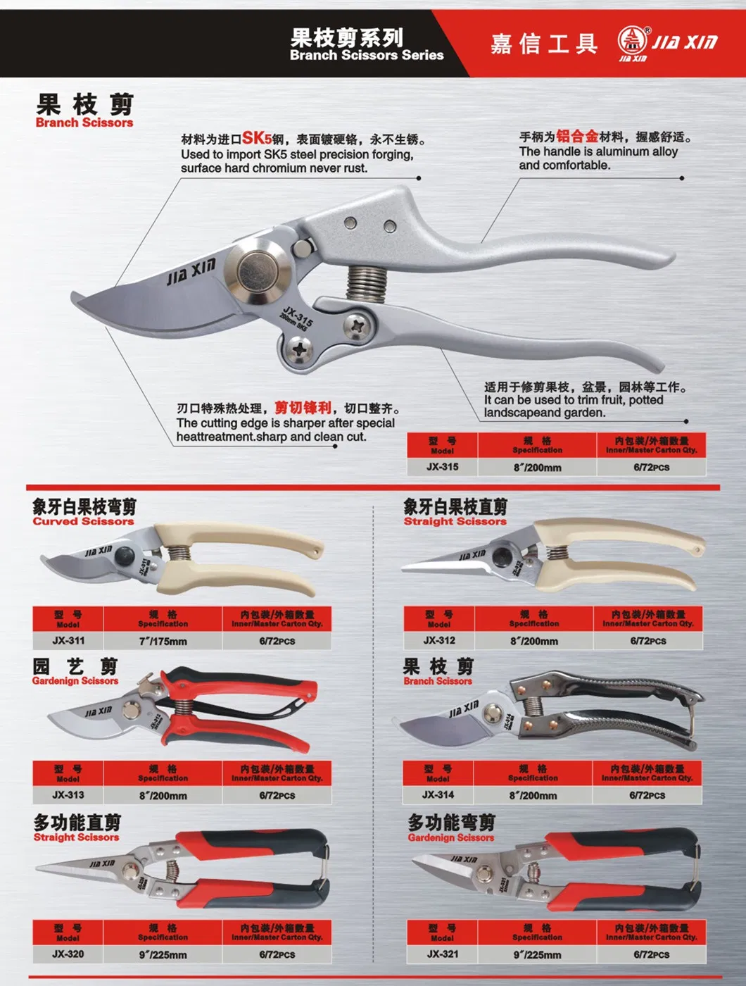 Multi function straight scissors view 5