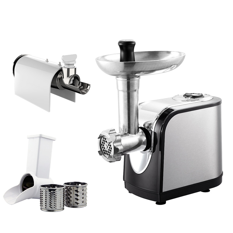 800W Vegetable Mixer Tomatoes Chopped Grinders Food Processor Home Appliances Electric Sausage Machine Beef Mincer Meat Grinder with Kubbe Shredding Slicing