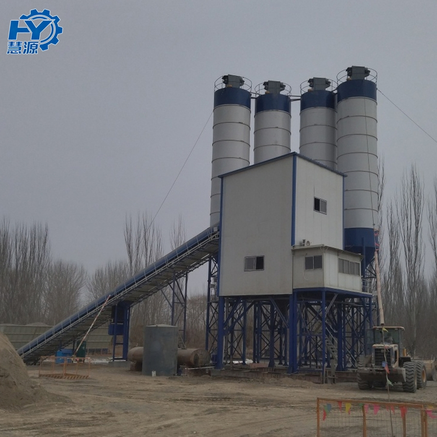 High Quality Customized China Factory Stationary Concrete Batching Mixing Plant