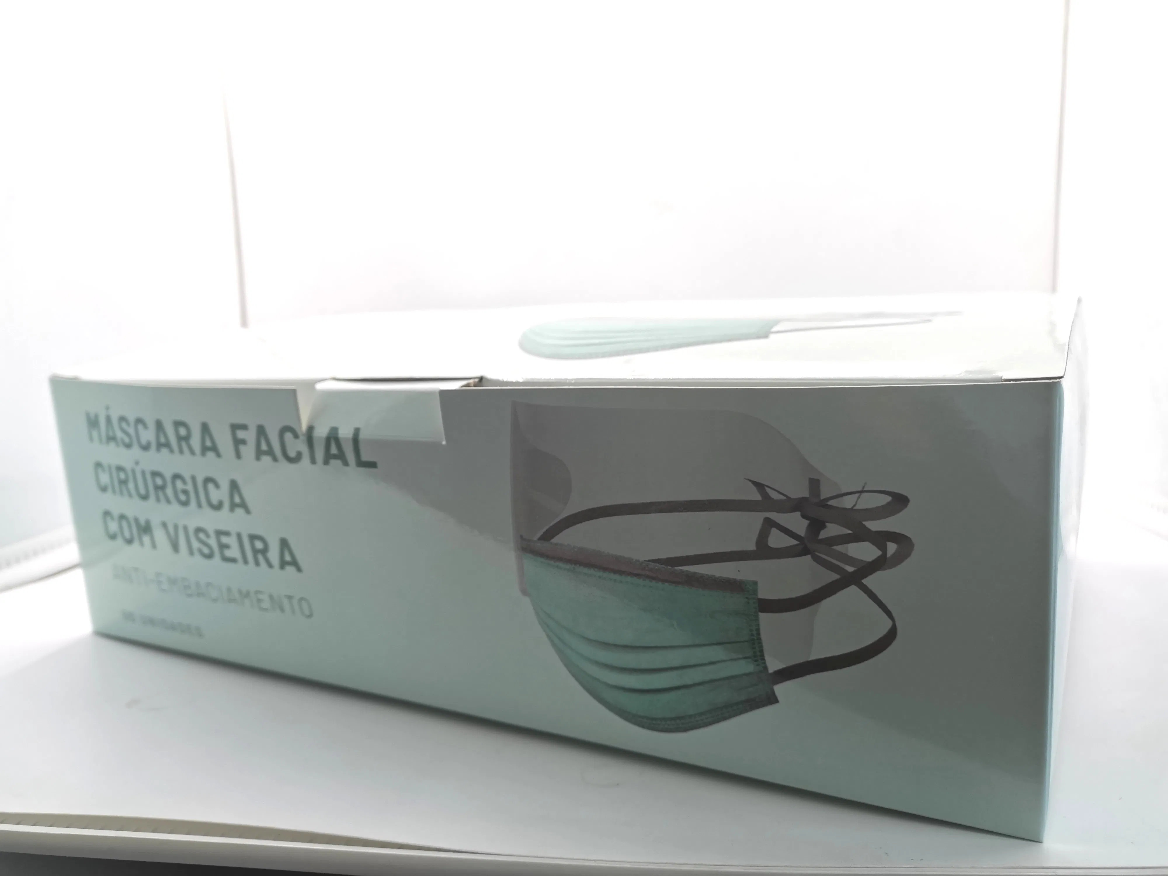 Disposable Protective Non Woven 3 Ply Face Mask Face Sheild with plastic Lens