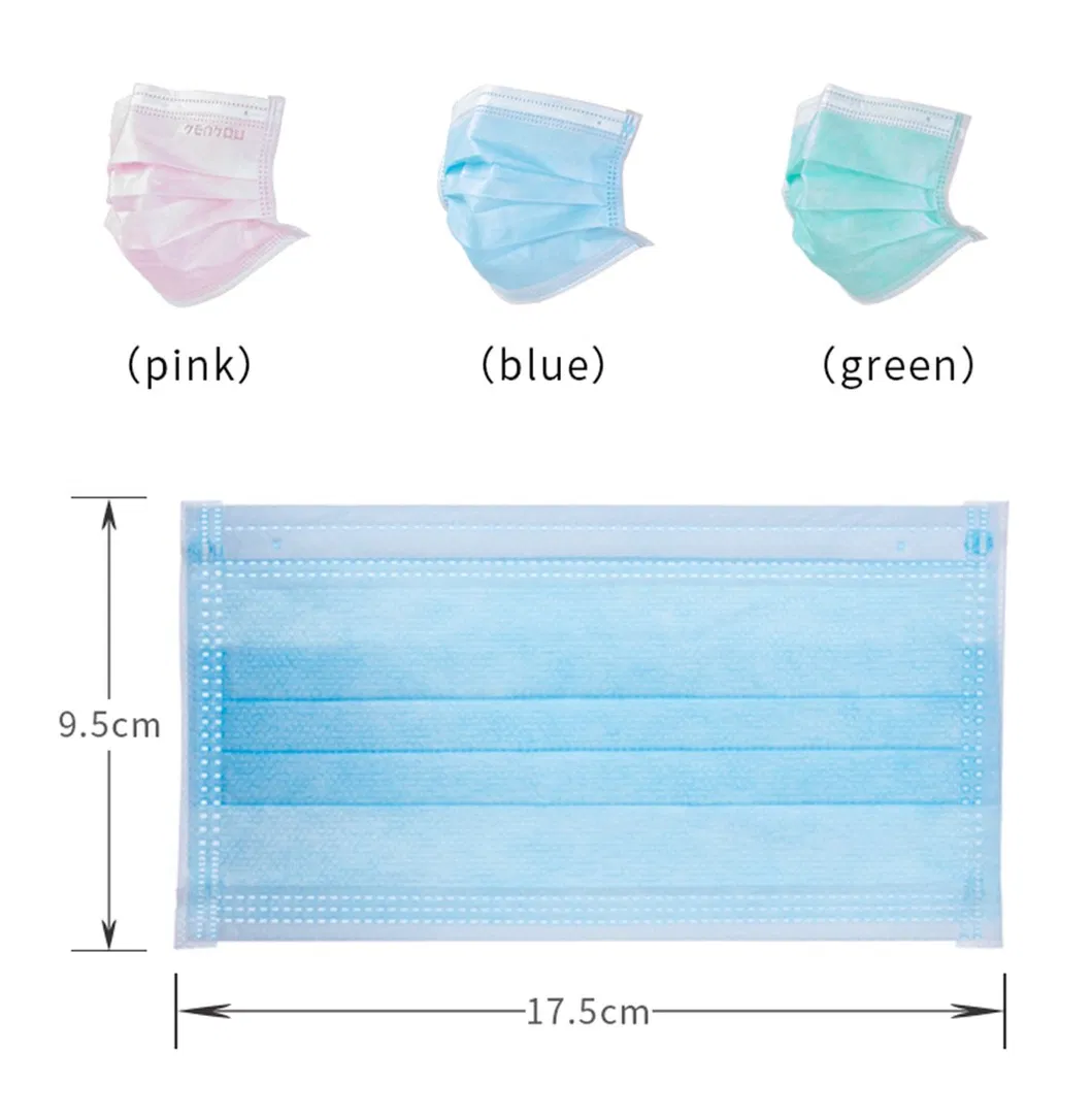 50 Packed Daily Use Nonwoven Disposable Medical Breathable Anti Virus Surgical Mask