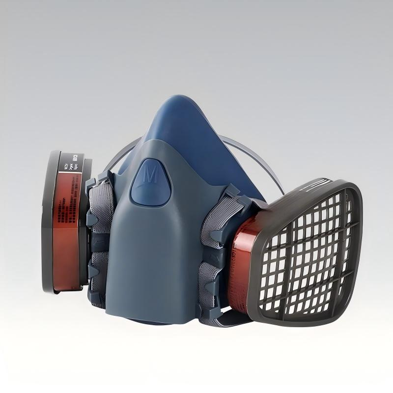 Reusable Half Face Respirator Gas Mask for Organic Vapor and Dust Protection